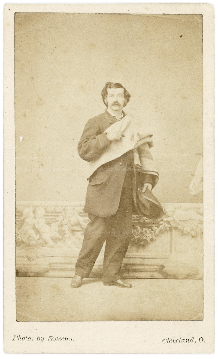 Man with blanket in Cleveland by Sweeny 2