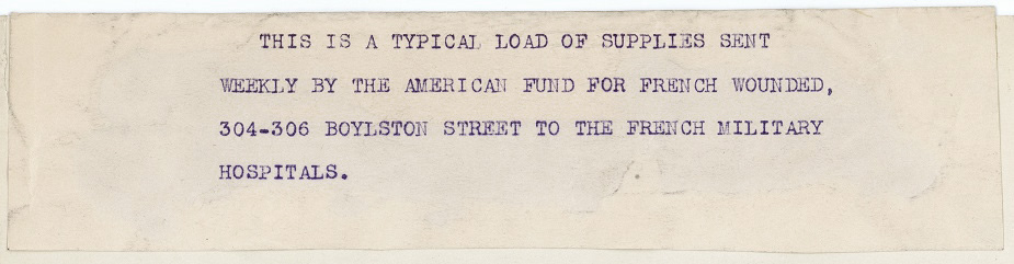 Boston committee, American Fund for French Wounded 4