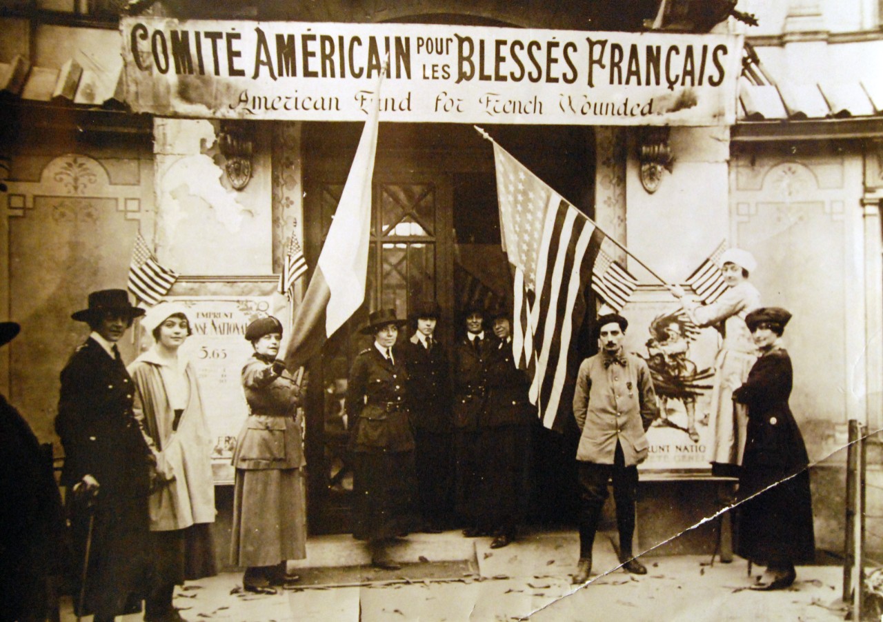 Entrance to the American Fund for French Wounded, Paris Depot (1918) 1